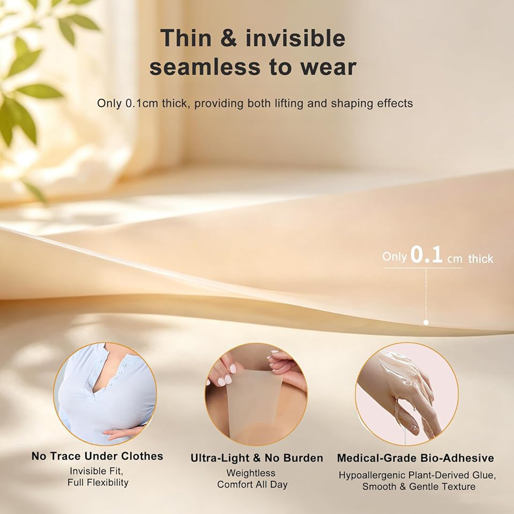 6Pcs Precut Silicone Boob Tape - огляд і ціна Strapless Bra Adhesive