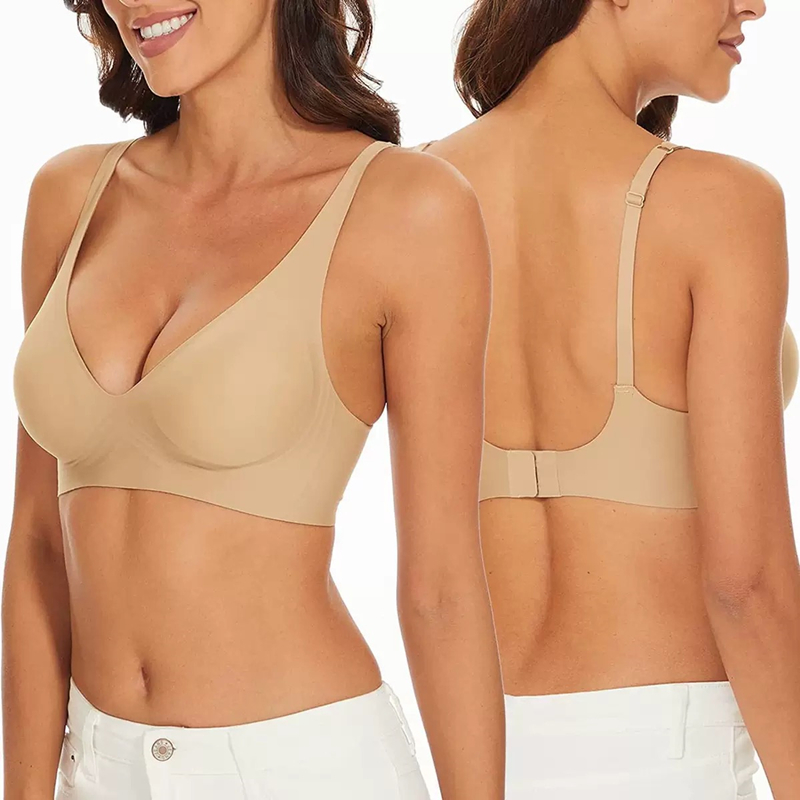 Sexy Seamless Jelly Bra S-4XL  - огляд і ціна Plunge Bra Push Up