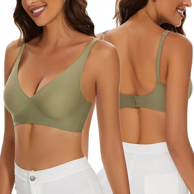 Sexy Seamless Jelly Bra S-4XL  - огляд і ціна Plunge Bra Push Up