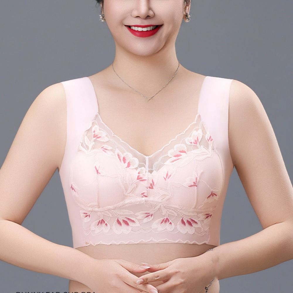 Breathable Plus Size Lace Wire - огляд і ціна Minimizer Bra Women