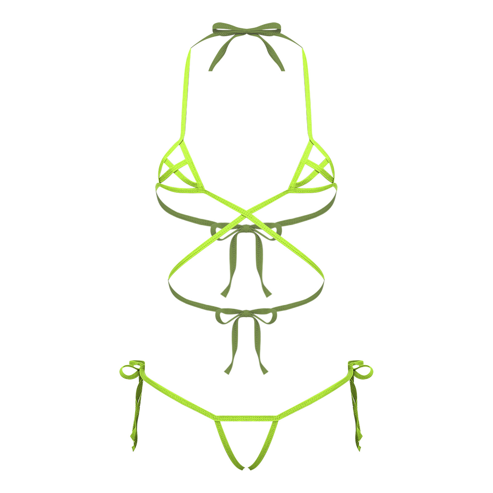 Womens Lingerie See Through Bi - огляд і ціна Lace Bralette Set