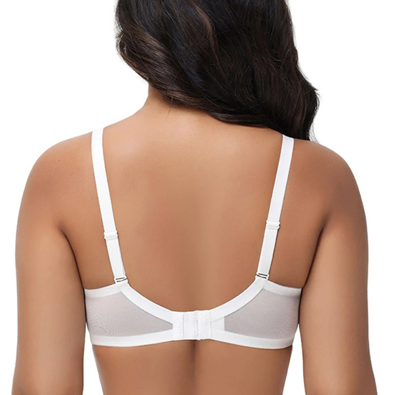 Plus Size Women's Mesh Support - огляд і ціна Underwire Bra Padded