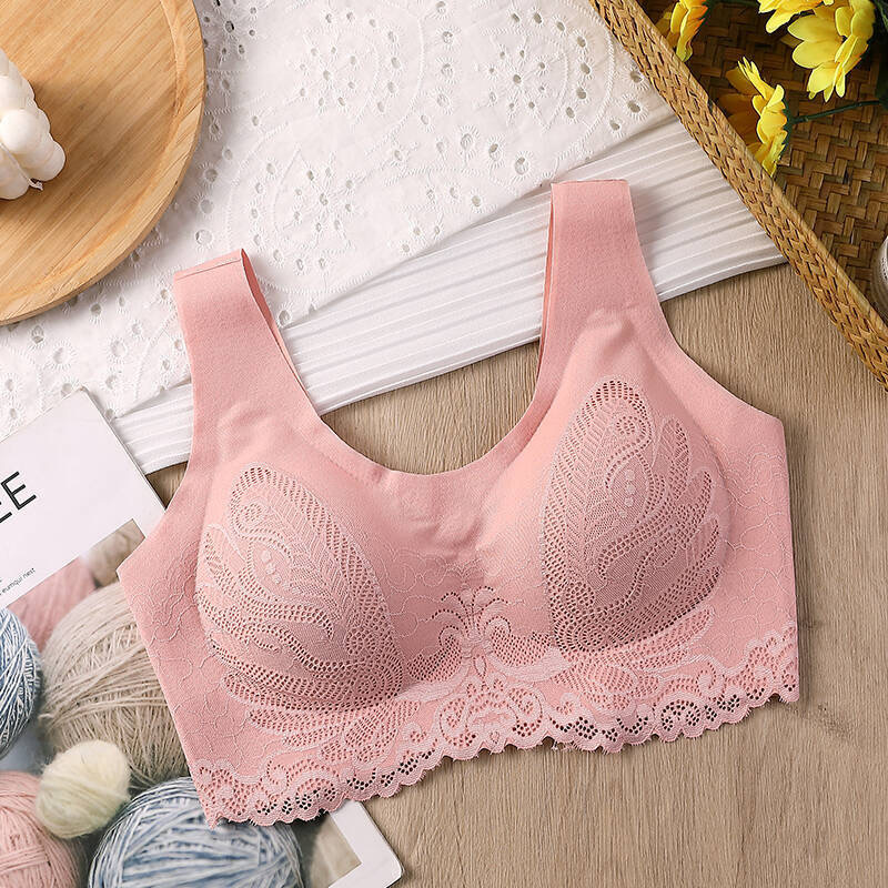 Breathable Latex Bra Seamless  - огляд і ціна Lace Bralette Set