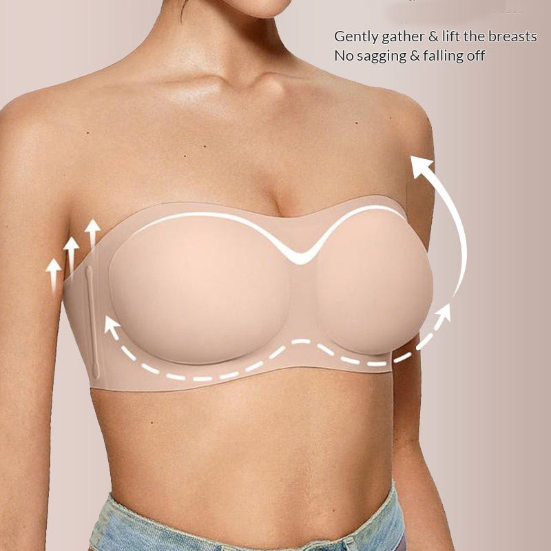 Women's Strapless Bra with Pus - огляд і ціна Plunge Bra Push Up